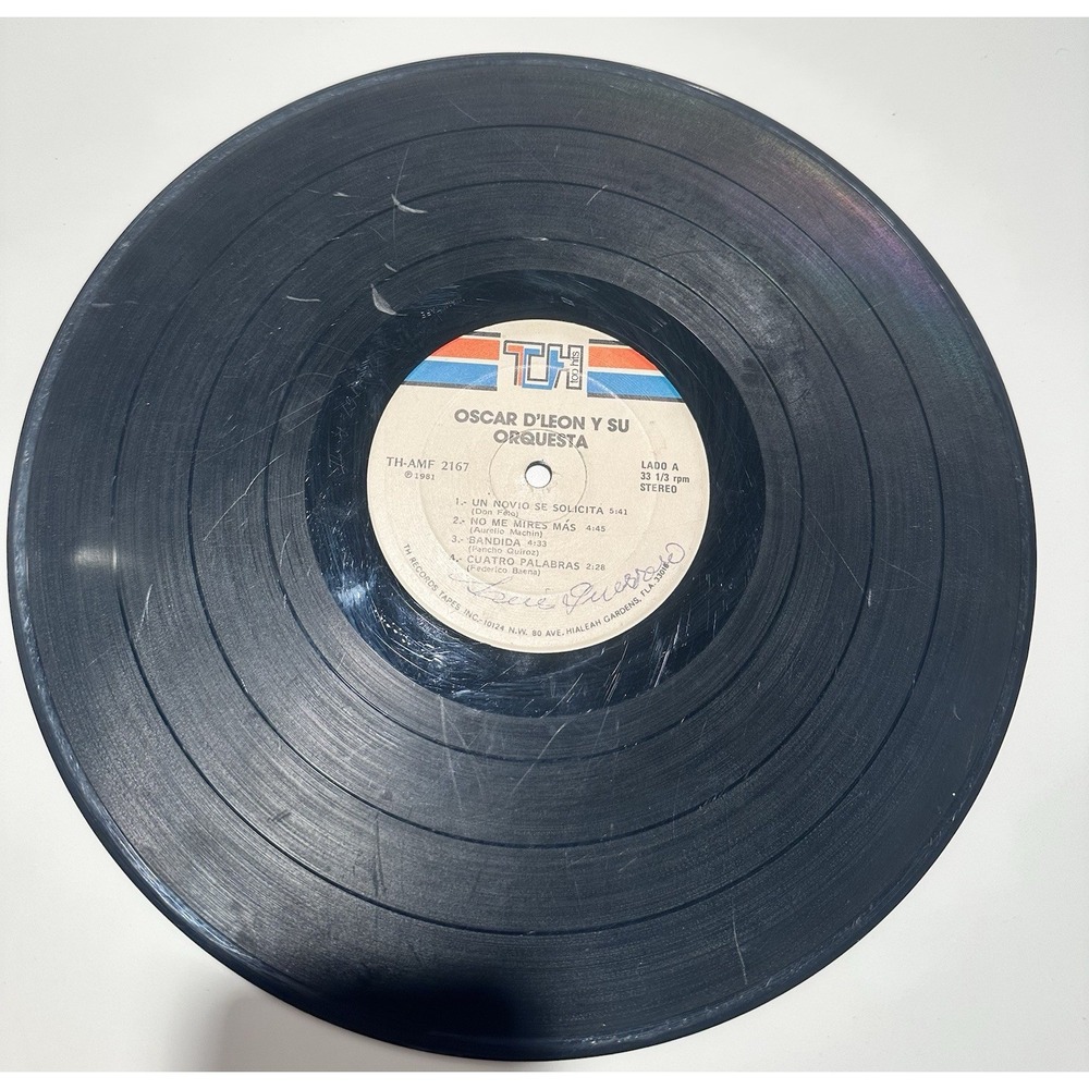 Oscar D'Leon A Mi Si Me Gusta Asi Vinyl LP 1981 TH-AMF-2167 Salsa Record - Picture 3 of 13